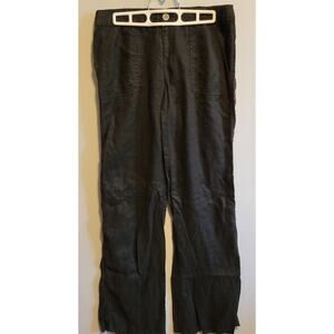 London Jean 100% Linen Wide Leg Pants - Women's Sz 4